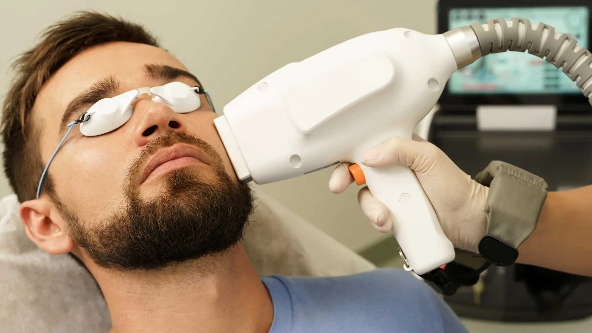 Men's Facial Hair Removal: Upper Lip and Between Brows Solutions